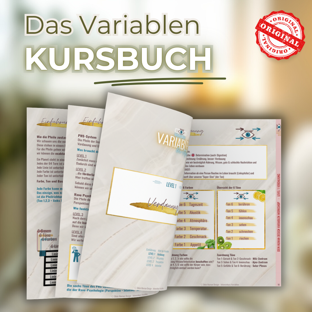 Dein Human Design VARIABLEN INTENSIVKURS